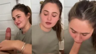 Cute Sexy Babe Sucking Big Cock