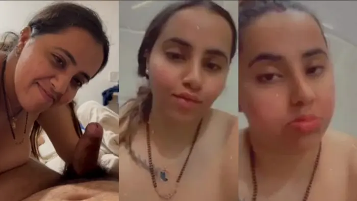Sexy Wife Blowjob With Big Boobs and Asshole Video